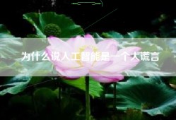 为什么说人工智能是一个大谎言